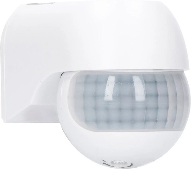 LED's light Aufputz-Bewegungsmelder mit 180 Grad Erfassungsbereich in Weiß, IP54 wetterfest für Innen- und Außenbereich - Bild 1