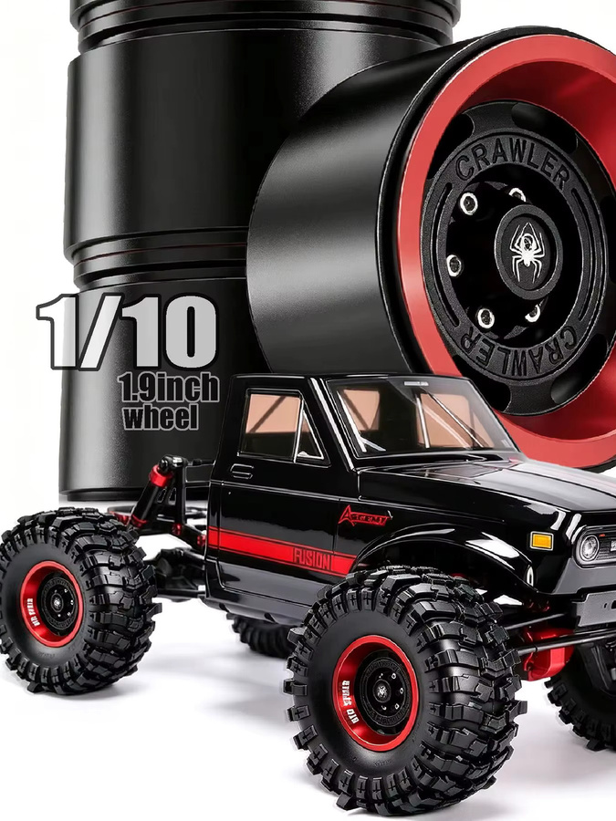 RS Metall-Beadlock-Räder, 1,9 Zoll, für 1/10 RC Crawler/Trail Truck - Bild 7