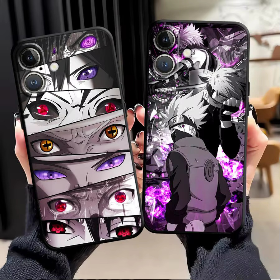 Weiche Handyhülle Naruto in Schwarz für iPhone Modelle - Bild 4