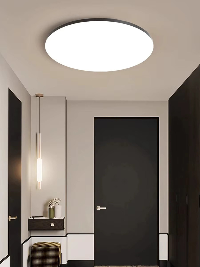 CANMEIJIA LED-Deckenleuchte in Weiß, moderne runde Innenbeleuchtung, dimmbar - Bild 6