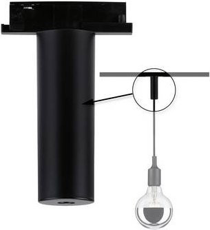 Paulmann Aufbausystem-Komponente Pendeladapter Schwarz matt für Schienensysteme - Bild 1