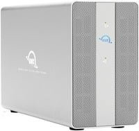 OWC Mercury Elite Pro Dual Laufwerksgehäuse mit 3-Port USB Hub in Silber - Bild 1
