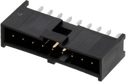 Molex Einbau-Stiftleiste Standard in Schwarz und Gold - Bild 1