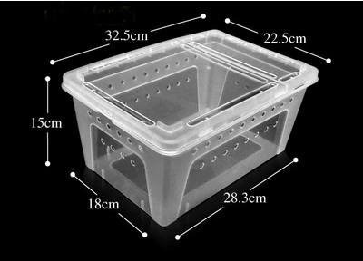 Binchi Krabbelfutterbox Krabbeltier-Heimkasten, weiß - Bild 1