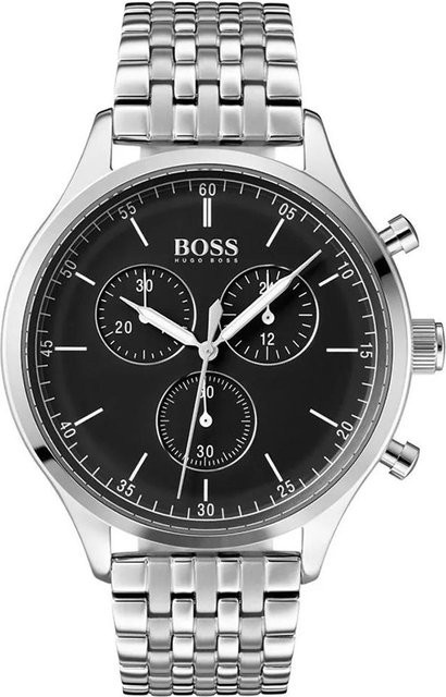 Hugo Boss Chronograph, Quarz, Edelstahl, 44 mm, Herren - Bild 1