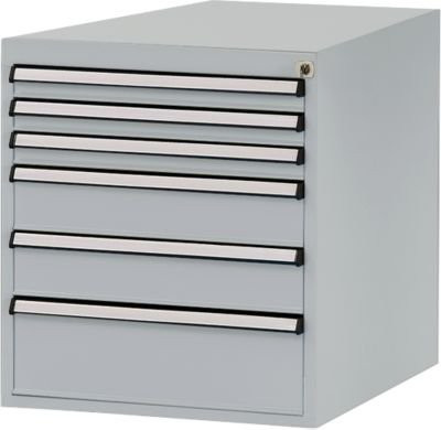 Manuflex Schubladen-Unterbauten für Werkbank Profi, Farbe: alusilber, Tiefe: 70 cm - Bild 1