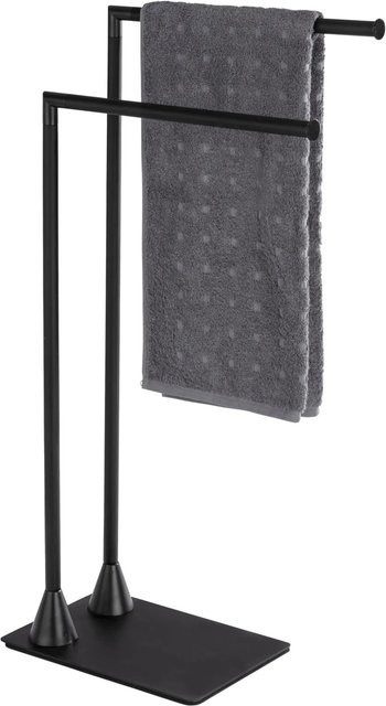 Wenko Handtuch- und Kleiderständer Hella, Schwarz Matt, B/H: 43,5 x 78,5 cm - Bild 1