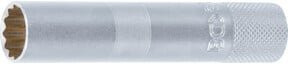 BGS Zündkerzen-Einsatz mit Magnet, 12-Kant, SW 14 mm, 3/8 Zoll Antrieb, Silber - Bild 1