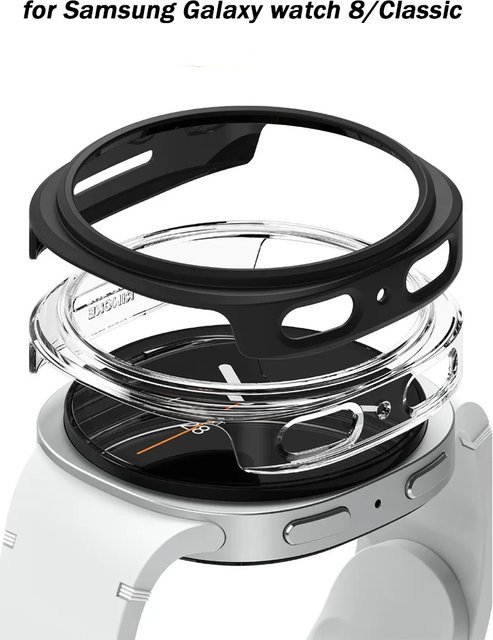 Samsung Galaxy Watch 8 Schutzhülle, PC, transparent, Unisex - Bild 1