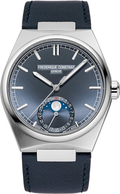 Frederique Constant Armbanduhr, Automatik, Edelstahl, Blau, Herren - Bild 1