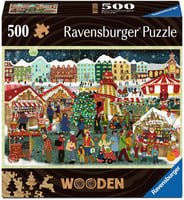 Ravensburger Holz Puzzle Weihnachtsmarkt ab 14 Jahren - Bild 1
