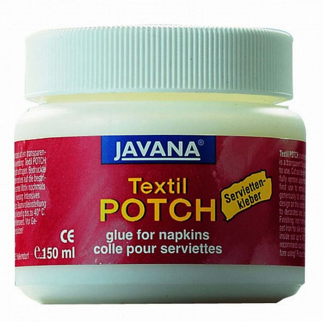 Javana Textil Potch Serviettenkleber transparent 150 ml - Bild 1