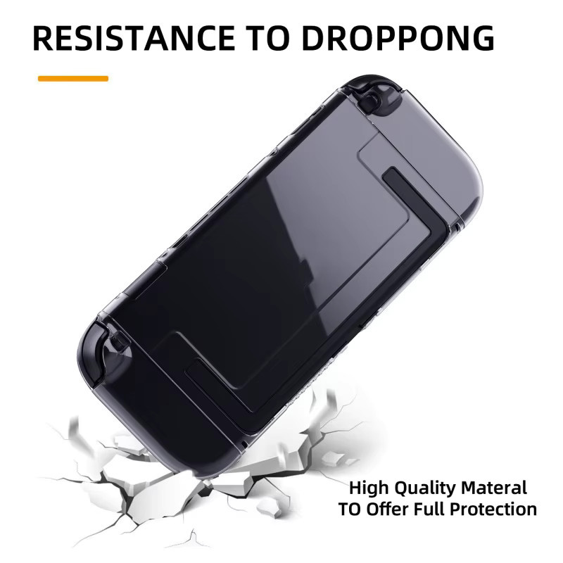 Transparente PC+TPU Schutzhülle für Nintendo Switch 2 Joycon mit geteiltem Design - Bild 4