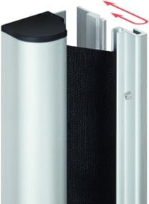 PLANET Fingersch. Rollo FSR 6000 Quick, Farbe Silber, Breite: 60 cm, Höhe: 192,5 cm - Bild 1