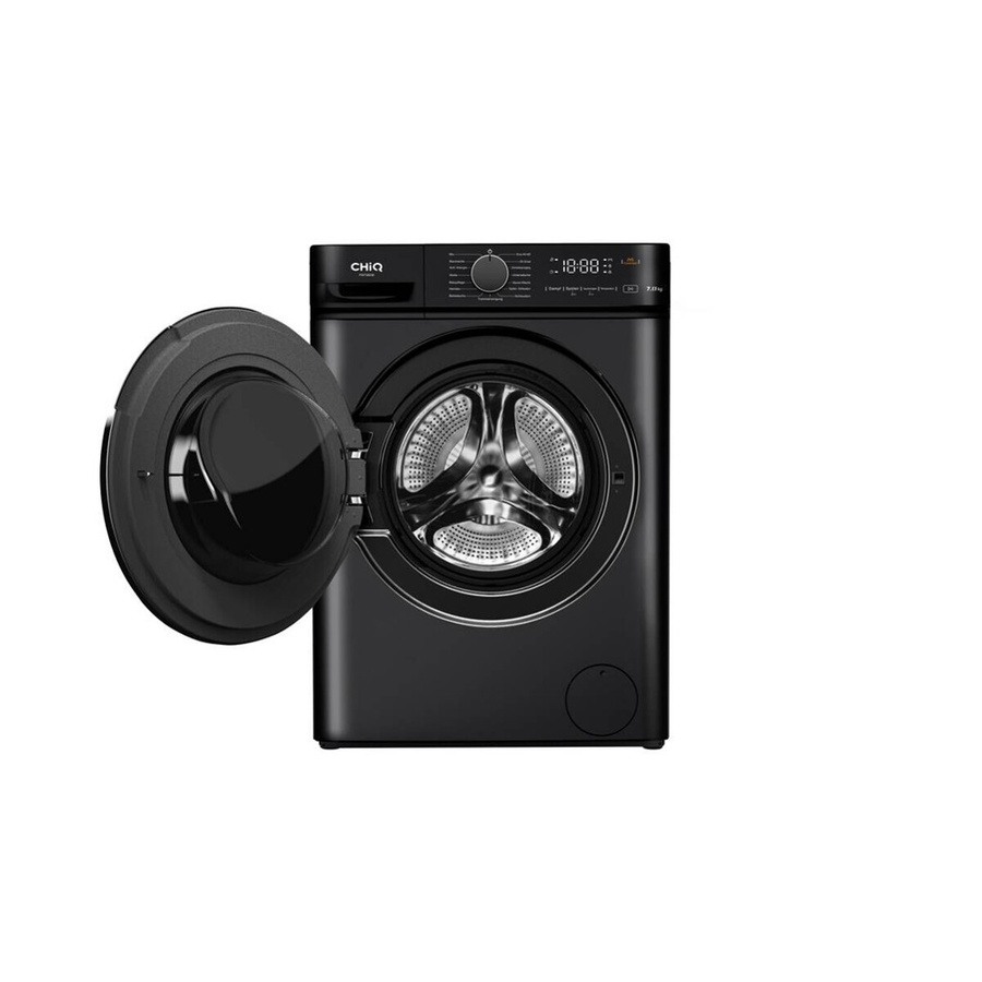 ChiQ Waschmaschine PW73863B Frontlader Schwarz mit 7 kg Kapazität B/H/T: 60 x 85 x 46,5 cm - Bild 2