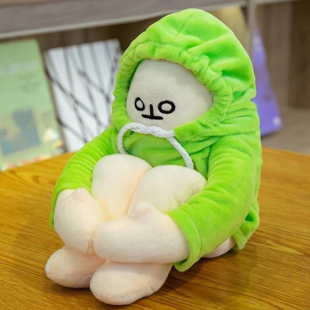 Woongjang Bananenmann-Plüschtier, Gelb, Grün, 36cm - Bild 1
