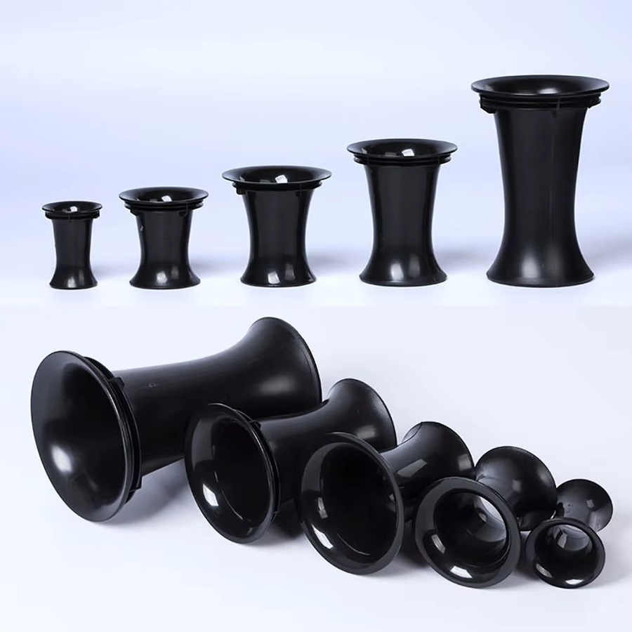 Bassreflexrohr für Subwoofer und Lautsprecher aus schwarzem Kunststoff - Bild 4