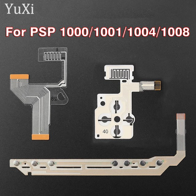 YuXi Flex-Kabel Set für PSP 1000, 1001, 1004, 1008 zur Reparatur von Kreuz-Taste, L/R-Taste und Lautstärketasten - Bild 1