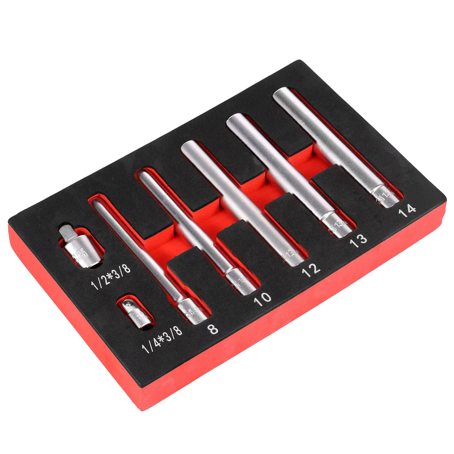 Hands DIY Schlagschrauber Steckschlüsselsatz 3/8 Zoll aus Chrom-Vanadium in Silber - Bild 3