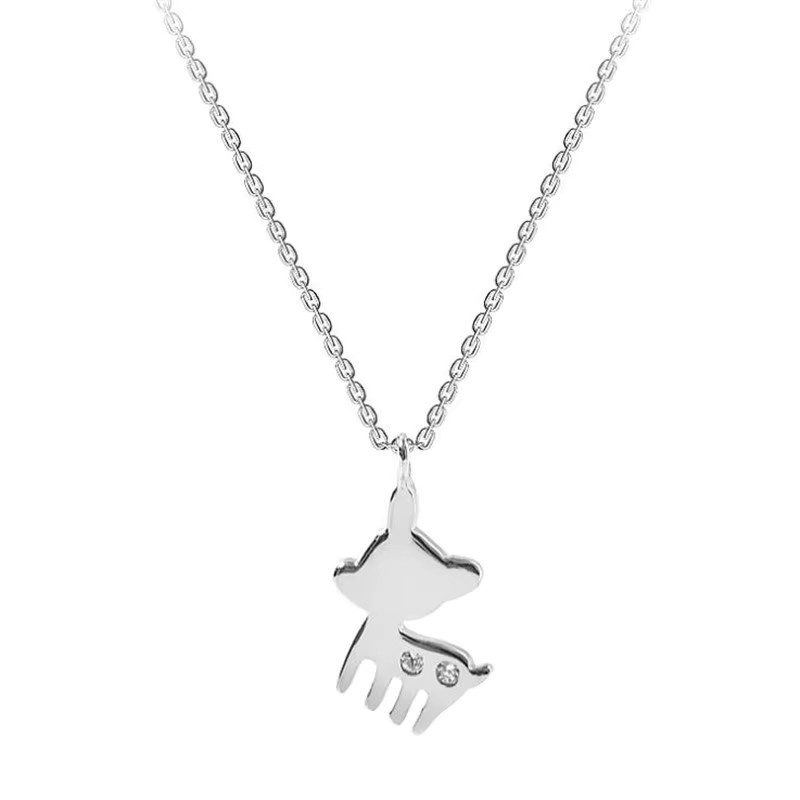 Halskette 925 Silber, Diamant, Zirkonia, Damen - Bild 3