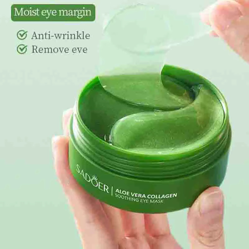 BIOAOUA Augenmaske mit Aloe Vera und Kollagen, 60 Stück, Unisex - Bild 4