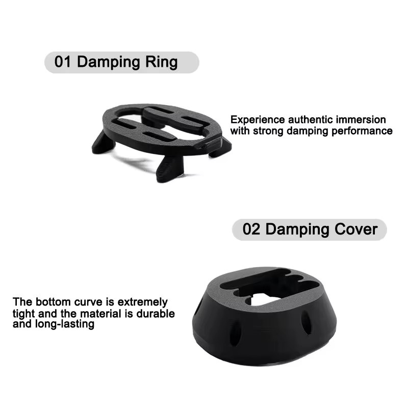 Dämpfungsadapter für Logitech G27 G923 G29 Schalthebel Mod in Schwarz zur Verbesserung des Fahrgefühls für Sim Racing - Bild 3