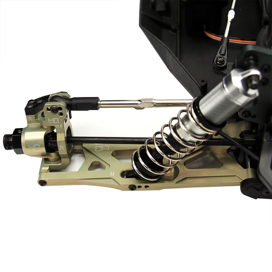 Losi Super Lasernut 7075 Aluminiumlegierung, vorderer unterer A-Arm, Metall, Grau - Bild 3