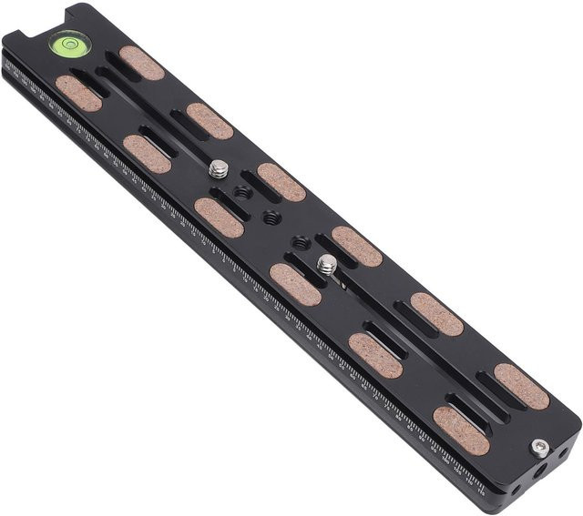 KONNWEI Schnellwechselplattenadapter aus Aluminiumlegierung für Kamera-Stativ-Montage, 230 mm, Schwarz - Bild 1