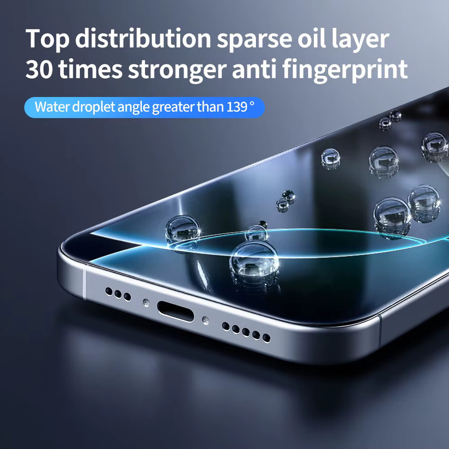 DO AS YOU WISH Displayschutzfolie aus gehärtetem Glas, 5 Stück, transparent, passend für iPhone 17 Air, iPhone 17, iPhone 16, iPhone 15 und iPhone 14 Pro Max - Bild 5