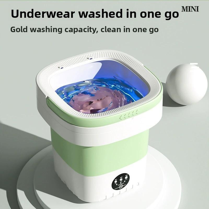 Tragbare faltbare Mini-Waschmaschine von World-class Emporium für Unterwäsche und Socken mit 12 l Fassungsvermögen - Bild 4