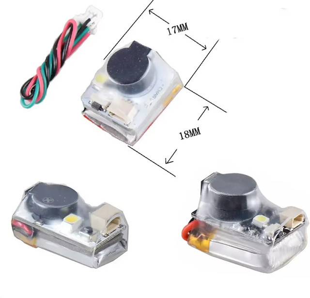 HawkSpeed Mini Finder 5V Superlauter Buzzer-Tracker, mit LED-Alarm - Bild 1