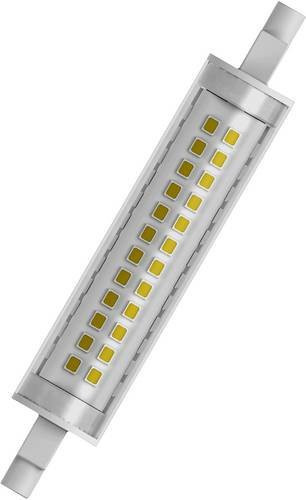 Osram Linear Line LED-Lampe R7s Kolbenform, Warmweiß, klar, 12W, Durchmesser: 20 mm, Länge: 118 mm - Bild 1