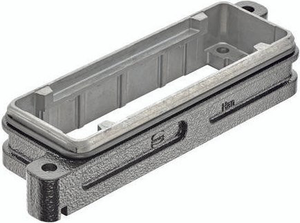 HARTING Anbaugehäuse 09 40 024 0392 09400240392 aus Aluminium in Grau - Bild 1