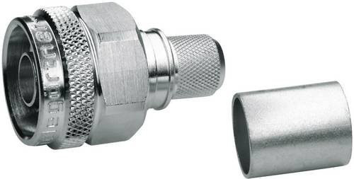 Telegärtner N-Steckverbinder Stecker gerade, silber, 50 Ohm - Bild 1