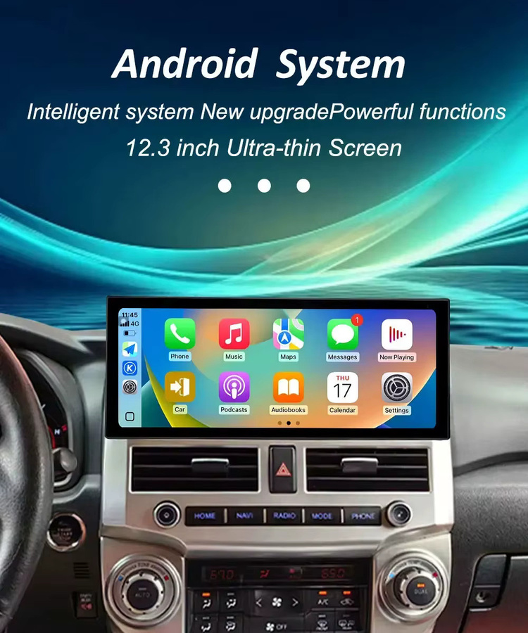 KJ-NAVI Android 16 Auto-Videoplayer mit GPS, 4G und Bluetooth in Schwarz für Citroën Jumpy, Fiat Scudo, Opel Vivaro, Toyota ProAce, Peugeot Traveller und Expert - Bild 4