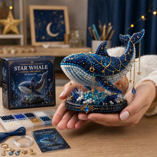 VividHive Mythische Tiere DIY Perlen-Set Bastelset mit Glasperlen - Bild 1