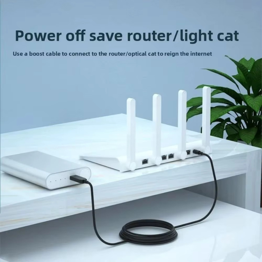 USB-Step-up-Konverter Kabel DC 5V auf 5V 9V 12V mit USB-A und USB-C Anschluss in Schwarz - Bild 2