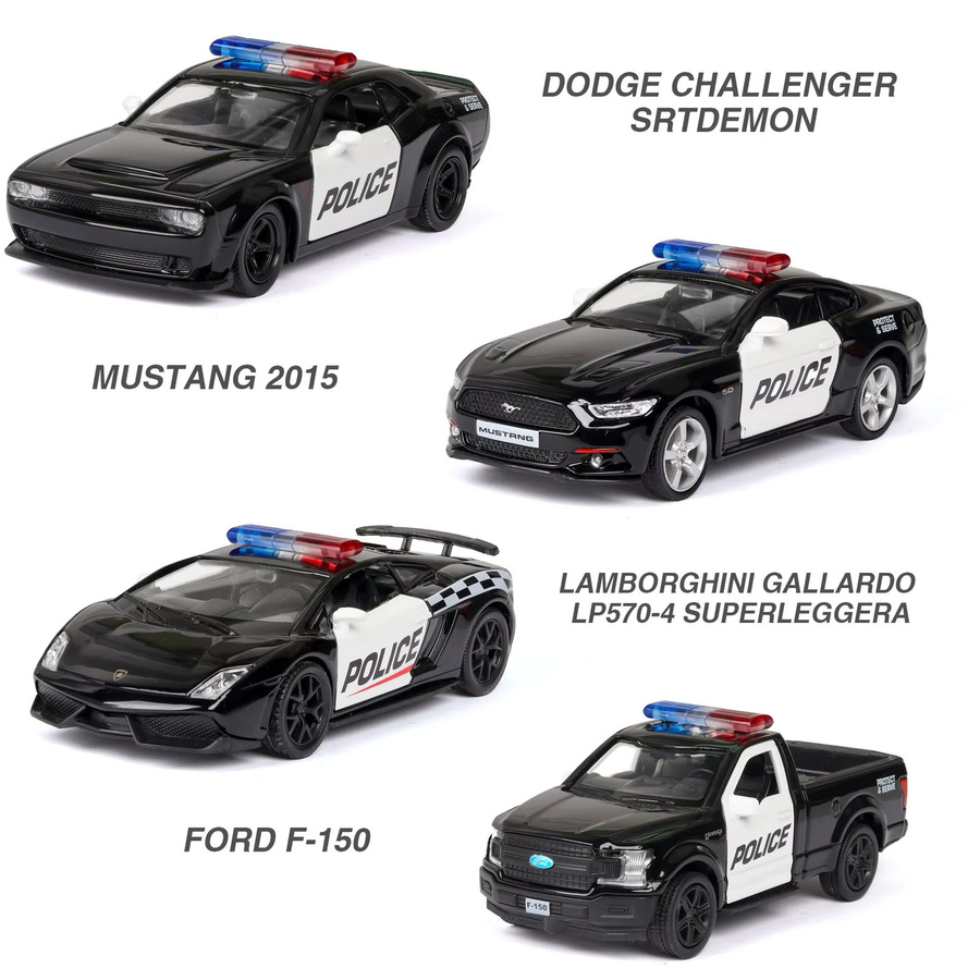RMZ CiTY Ford Bronco Mustang GT F-150, Spielzeugautomodell, 1:36, Metall - Bild 4