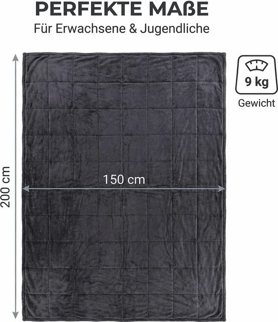 Wagner Gewichtsdecke als Entspannungsdecke und Therapiedecke B/B: 135 x 200 cm - Bild 1