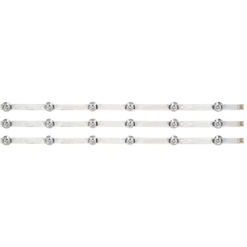 ABUO-12X LED-Hintergrundbeleuchtungsstreifen mit 6 Lampen für 32 Zoll Fernseher, Farbe Weiß, kompatibel mit Innotek Drt 3.0 und Modellen 32Mb25vq, 6916L-1974A, 6916L-1981A, 32Lb5820 - Bild 1