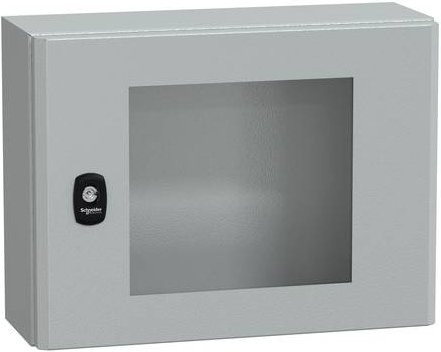 Schneider Electric PanelSeT S3DB NSYS3D3415T Schaltschrank aus Stahl in Grau, B/T/H: 40,0 x 30,0 x 15,0 cm - Bild 1