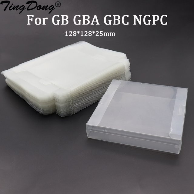 TingDong Transparente Kunststoff Schutzhüllen für GameBoy Advance, GameBoy Color und Neo Geo Pocket Color Patronen - Bild 1