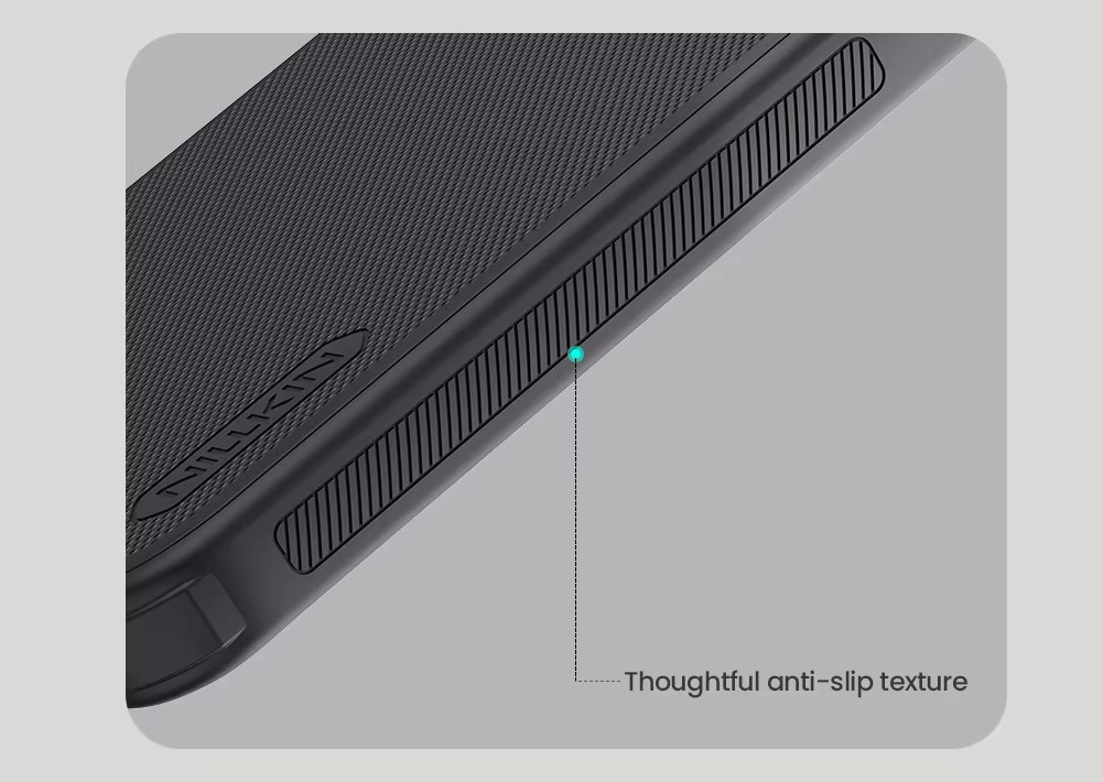 Nillkin Frosted Shield Pro Schutzhülle für Xiaomi 14T, 15T Pro und 17T 5G in Schwarz mit harter Rückseite - Bild 4