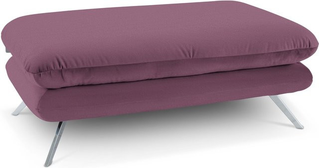 Hockerbank CHARLSTON 2.0 CANDY in Kupfer mit Velvet-Stoff und PUR-Schaum, B/T/H: 120 x 61 x 70 cm - Bild 1