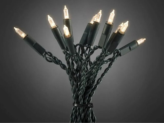 Konstsmide Mini LED Lichterkette One String mit 50 warmweißen LEDs für den Innenbereich, netzbbetrieben - Bild 2