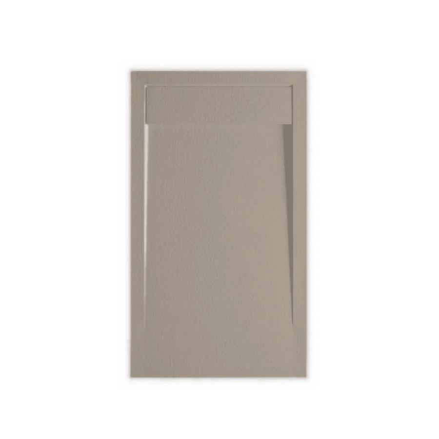 Frascio New Technology Duschwanne Vulcano Line aus Mineralguss, Farbe: Braun, B/T: 100 x 80 cm - Bild 2