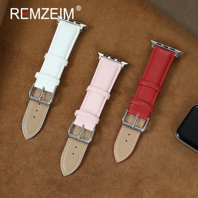 REMZEIM Uhrenarmband Kunstleder, Unisex - Bild 1