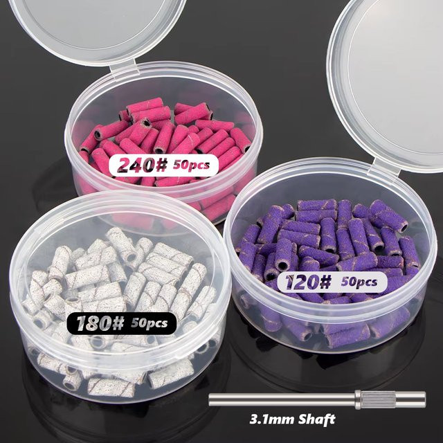 GGJOYO Nagelschleifbänder, 50 Stück, Körnung 120/180/240, Unisex - Bild 1