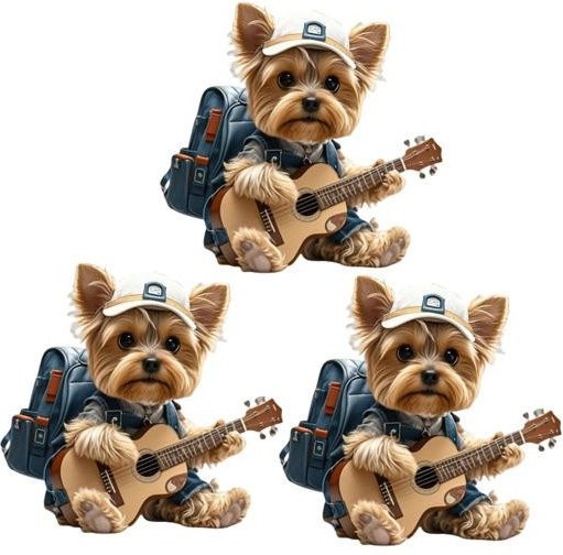 Sanwood Car Lüftungsschlitz-Clip Hund Lufterfrischer, 3 Stück, Unisex - Bild 1