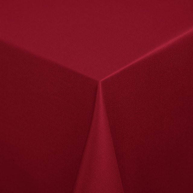 PULSIVA Mitteldecke Oblia in Burgund Rot, 6er Pack, quadratisch, B/L: 80 x 80 cm - Bild 1